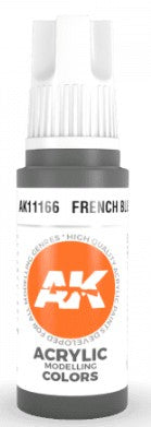 AK Interactive 11166 French Blue 3G Acrylic Paint 17ml Bottle