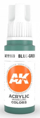 AK Interactive 11169 Blue Green 3G Acrylic Paint 17ml Bottle