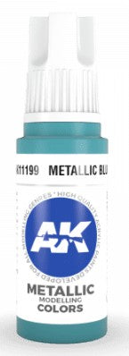 AK Interactive 11199 Metallic Blue 3G Acrylic Paint 17ml Bottle