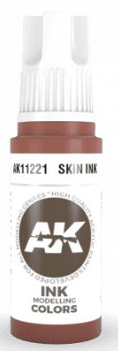 AK Interactive 11221 Skin Ink 3G Acrylic Paint 17ml Bottle (D)