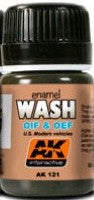 AK Interactive 121 OIF & OEF US Modern Vehicles Wash Enamel Paint 35ml Bottle