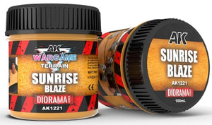 AK Interactive 1221 Wargame Terrain: Sunrise Blaze Texture Acrylic 100ml Bottle