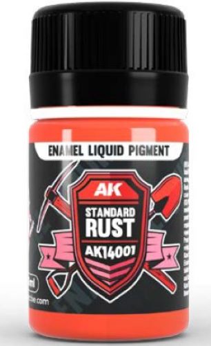 AK Interactive 14001 Standard Rust Liquid Pigment Enamel 35ml Bottle