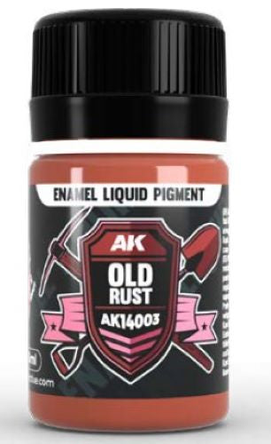 AK Interactive 14003 Old Rust Liquid Pigment Enamel 35ml Bottle