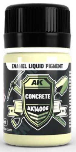 AK Interactive 14006 Concrete Liquid Pigment Enamel 35ml Bottle