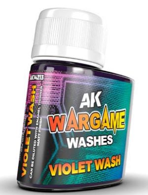 AK Interactive 14213 Wargame: Violet Wash Enamel 35ml Bottle