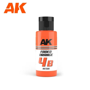 AK Interactive 1508 Dual Exo: 4B Faded Orange Acrylic Paint 60ml Bottle