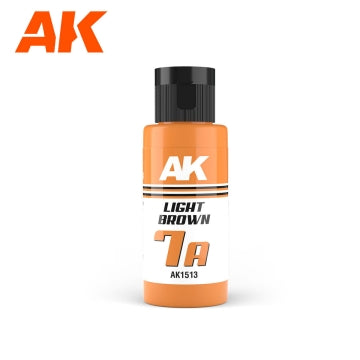 AK Interactive 1513 Dual Exo: 7A Light Brown Acrylic Paint 60ml Bottle