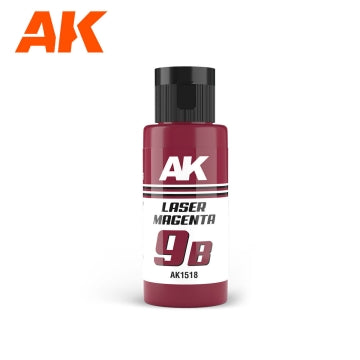 AK Interactive 1518 Dual Exo: 9B Laser Magenta Acrylic Paint 60ml Bottle