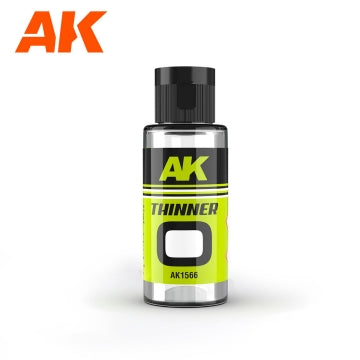 AK Interactive 1566 Dual Exo: Acrylic Thinner 60ml Bottle