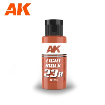 AK Interactive 1573 Dual Exo Scenery: 23A Light Brick Acrylic Paint 60ml Bottle