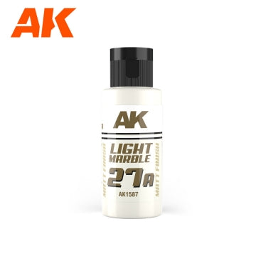 AK Interactive 1587 Dual Exo Scenery: 27A Light Marble Acrylic Paint 60ml Bottle