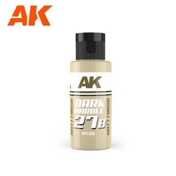 AK Interactive 1588 Dual Exo Scenery: 27B Dark Marble Acrylic Paint 60ml Bottle