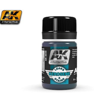 AK Interactive 2039 Air Series: Kerosene Leaks & Stains Enamel 35ml Bottle