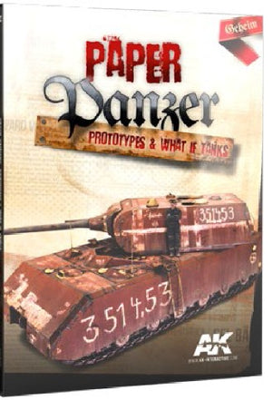 AK Interactive 246 Paper Panzer: Prototypes & What if Tanks Book (D)