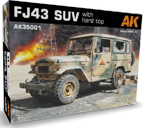 AK Interactive 35001 1/35 FJ43 SUV w/Hardtop (Plastic Kit)