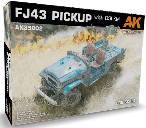 AK Interactive 35002 1/35 FJ43 Pickup Truck w/DShKM Gun (Plastic Kit)