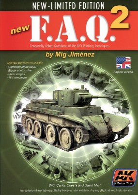AK Interactive 38 FAQ 2 AFV Painting Techniques Book 5th Edition