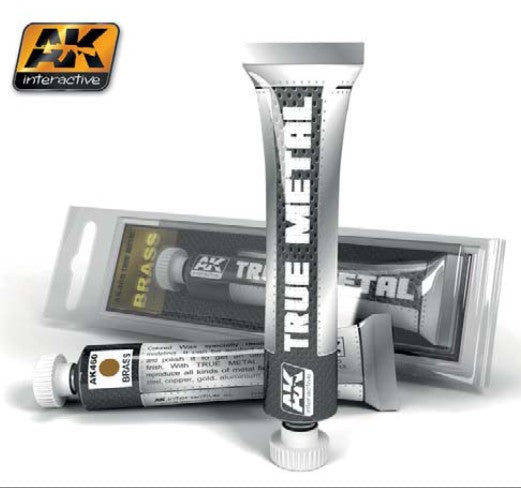 AK Interactive 460 True Metal: Brass Wax Paint 20ml Tube