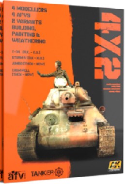 AK Interactive 4801 4X2 Book: T34, Sturm IV, Jumbo, Cromwell (D)