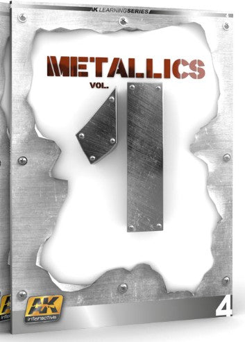 AK Interactive 507 Learning Series 4: Metallics Vol.1 Book