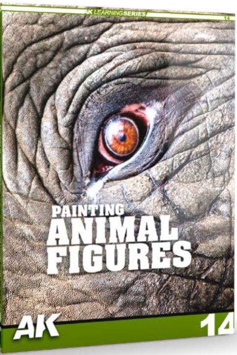 AK Interactive 518 Learning Series 14: Painting Animal Figures Book