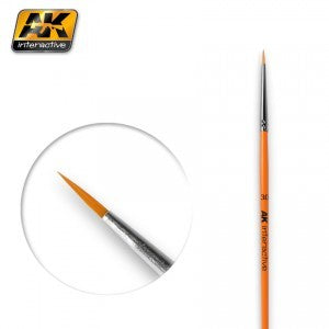 AK Interactive 601 3/0 Size Synthetic Round Brush