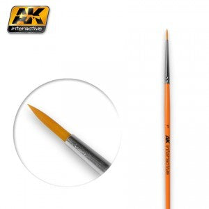AK Interactive 603 1 Size Synthetic Round Brush