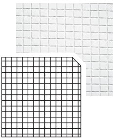 AK Interactive 6579 Square Pavement Big Brick Styrene Sheet 5mm 9.64"x7.68" (D)