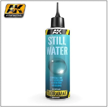 AK Interactive 8008 Diorama Series: Still Water Effect Liquid Crystalline Acrylic 250ml Bottle