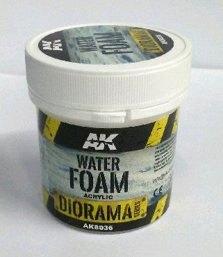 AK Interactive 8036 Diorama Series: Water Foam Acrylic 100ml Bottle