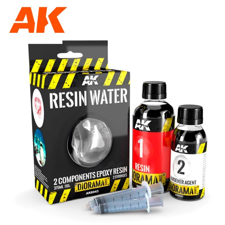 AK Interactive 8043 Diorama Series: Water Effect 2-Component Epoxy Resin 375ml