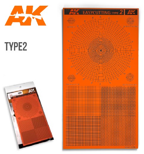 AK Interactive 8057 Easy Cutting Type 2 Board (4.5"x8.5")