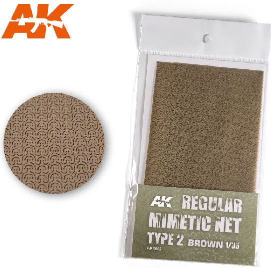 AK Interactive 8062 Camouflage Net Type 2 Brown