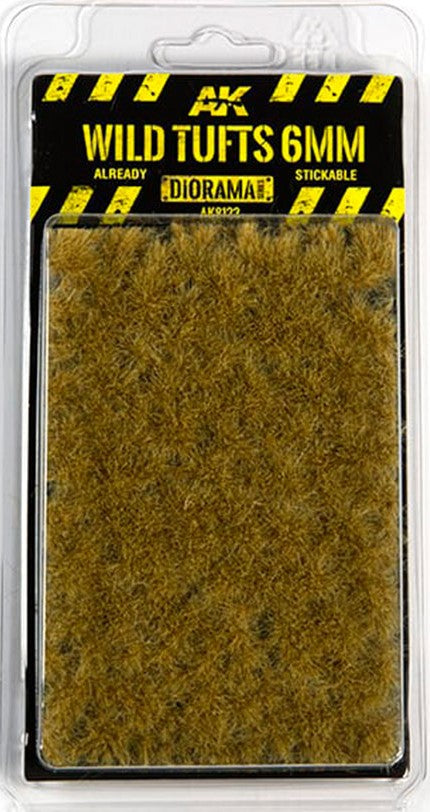 AK Interactive 8123 Diorama Series: Wild Tufts 6mm (Self Adhesive)