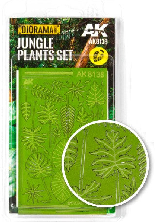 AK Interactive 8138 Diorama Series: Jungle Plants Set