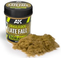 AK Interactive 8222 Diorama Series: Grass Flock Late Fall 250ml Bottle