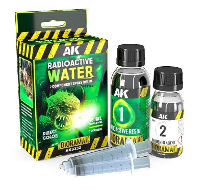 AK Interactive 8232 Diorama Series: Radioactive Water Effect 2-Component Epoxy Resin 180ml