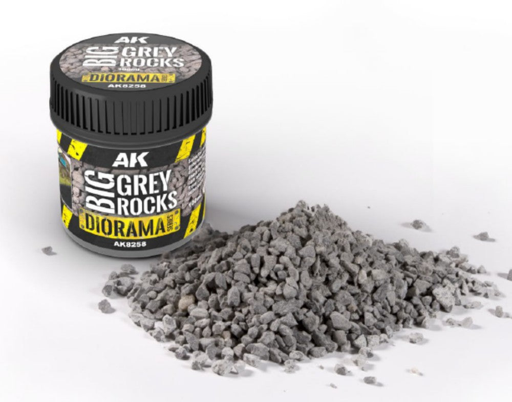 AK Interactive 8258 Diorama Series: Big Grey Rocks 100ml Bottle