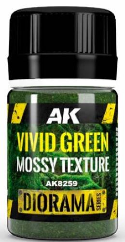 AK Interactive 8259 Diorama Series: Vivid Green Mossy Texture 35ml Bottle