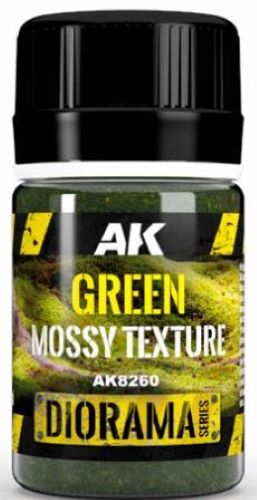 AK Interactive 8260 Diorama Series: Green Mossy Texture 35ml Bottle