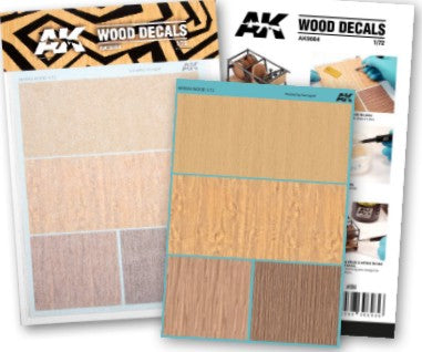 AK Interactive 9084 Wood Decals for 1/72