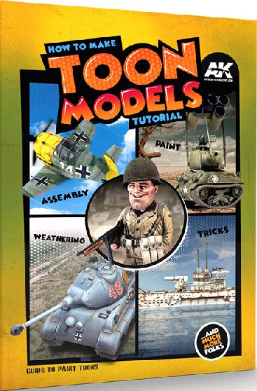 AK Interactive 911 How to Make Toon Models Tutorial Book (D)