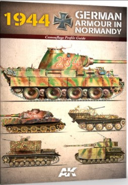 AK Interactive 916 1944 German Armour in Normandy Camouflage Profile Guide Book