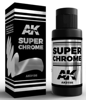 AK Interactive 9198 Super Chrome Paint 60ml Bottle