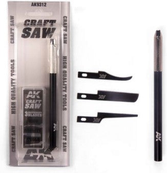 AK Interactive 9312 Craft Saw Set w/3 Blades