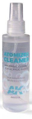 AK Interactive 9315 Atomizer Cleaner for Acrylic 125ml Bottle