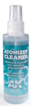 AK Interactive 9316 Atomizer Cleaner for Enamel 125ml Bottle
