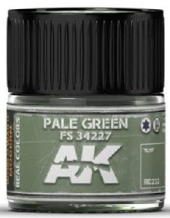 AK Interactive RC232 Real Colors: Pale Green FS34227 Acrylic Lacquer Paint 10ml Bottle