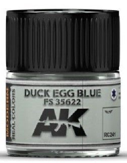 AK Interactive RC241 Real Colors: Duck Egg Blue FS35622 Acrylic Lacquer Paint 10ml Bottle